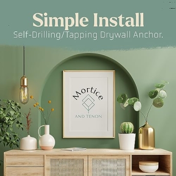 Premium Self-Drilling Drywall Anchors and Screws Kit