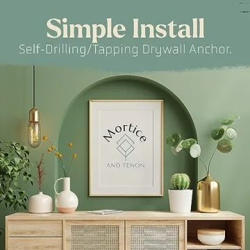 Premium Self-Drilling Drywall Anchors and Screws Kit