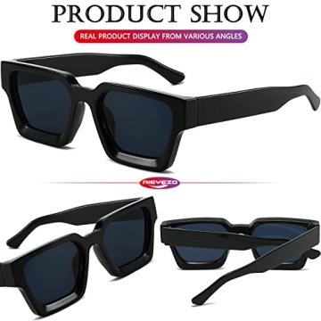 Affordable AIEYEZO Square Sunglasses - Stylish UV Protection