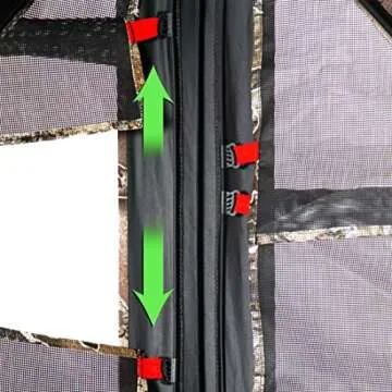 PRIMAL Treestands Wraith 270 Deluxe Blind - 270 Degree One-Way, See-Through Pop-Up Tent 3 Person, Premium Hunting Gear Sporting Good