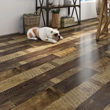 Livelynine Waterproof Peel and Stick Wood Plank Flooring