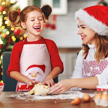 Kids Christmas Aprons Adjustable Chef Aprons Boys Girls