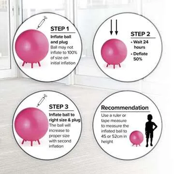 Gaiam Kids Stay-N-Play Balance Ball for Active Learning