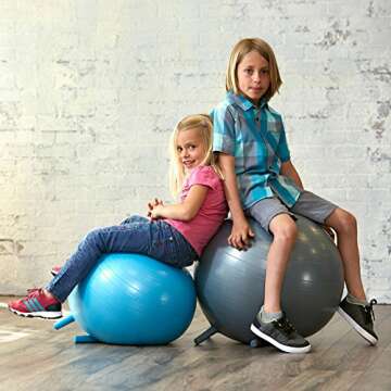 Gaiam Kids Stay-N-Play Balance Ball for Active Learning