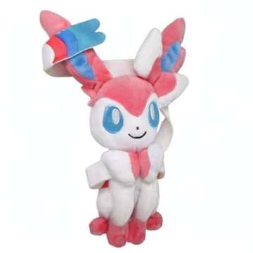 Sanei PP125 Pokemon All Star Collection Sylveon Plush, Brown/a