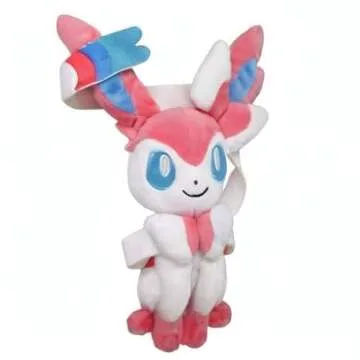 Sanei Sylveon Plush - Adorable 8-Inch Pokémon Cuddle Buddy