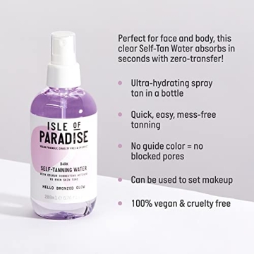 Isle of Paradise Self-Tanning Water for Beautiful Glow