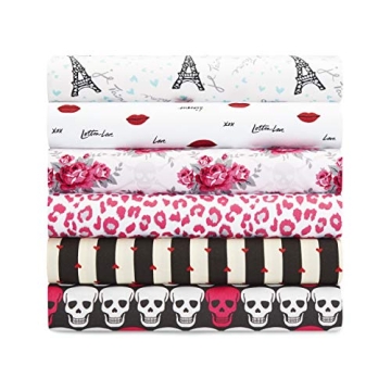 Betsey Johnson King Sheets Soft Lightweight Bedding Set