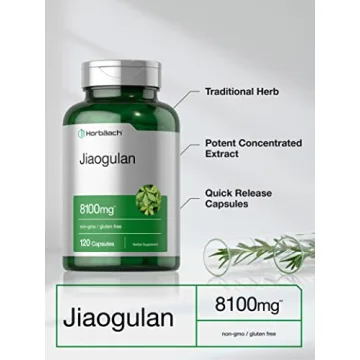 Horbäach Jiaogulan Capsules for Energy and Stamina