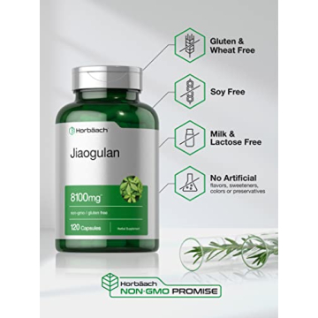 Horbäach Jiaogulan Capsules for Energy and Stamina