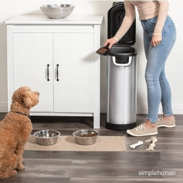 simplehuman 35 Liter Pet Food Storage Container for Pets