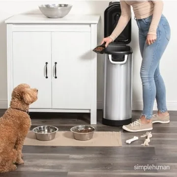 simplehuman 35 Liter Pet Food Storage Container for Pets