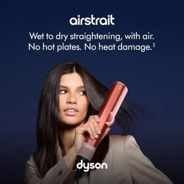 Dyson Special edition Airstrait™ straightener in Strawberry bronze and blush pink