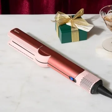 Dyson Special edition Airstrait™ straightener in Strawberry bronze and blush pink