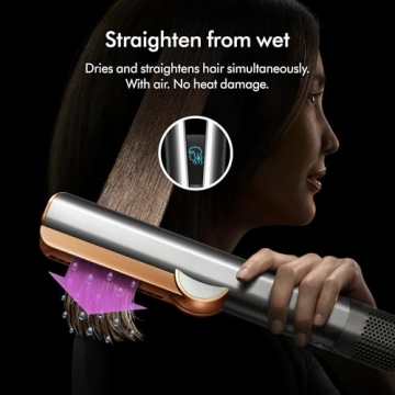 Dyson Special edition Airstrait™ straightener in Strawberry bronze and blush pink