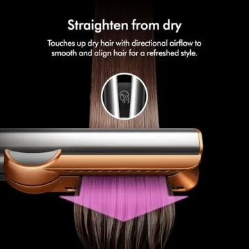 Dyson Special edition Airstrait™ straightener in Strawberry bronze and blush pink