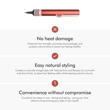 Dyson Special edition Airstrait™ straightener in Strawberry bronze and blush pink