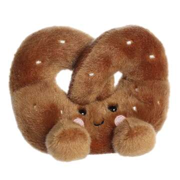 Aurora® Adorable Palm Pals™ Twist Pretzel™ Stuffed Animal - Pocket-Sized Play - Collectable Fun...