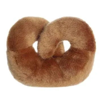 Aurora® Adorable Palm Pals™ Twist Pretzel™ Stuffed Animal - Pocket-Sized Play - Collectable Fun - Brown 5 Inches