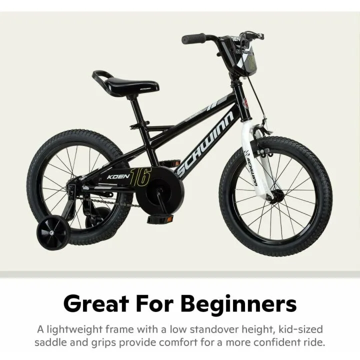 Schwinn Koen & Elm BMX Kids Bike with Training Wheels