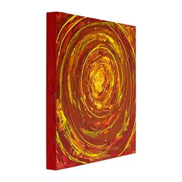 U.S. Art Supply 8" x 10" Birch Wood Paint Pouring Panel Boards, Gallery 1-1/2" Deep Cradle (Pack of 4) - Artist Depth Wooden Wall Canvases - Painting Mixed-Media Craft, Acrylic, Oil, Encaustic