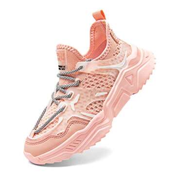 XIDISO Womens Fashion Sneaker Walking Shoes Athletic Running Shoes Breathable Casual Sport Gym Shoes...