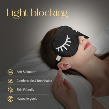 ZIMASILK 100% Natural Silk Sleep Mask for Quality Sleep