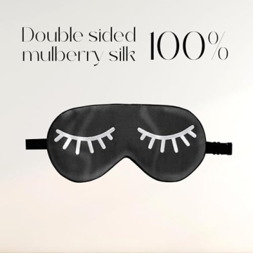 ZIMASILK 100% Natural Silk Sleep Mask for Quality Sleep