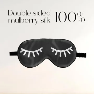 ZIMASILK 100% Natural Silk Sleep Mask for Quality Sleep