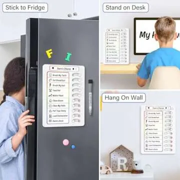 Engaging Chore Chart for Kids with Sliding Buttons