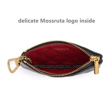 Mossruta Premium Leather Mini Key Pouch - Stylish & Functional