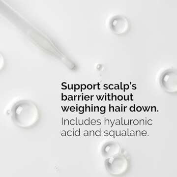 The Ordinary Hair Care Natural Moisturizing Factors + HA, Lightweight Hydrating Scalp Serum with Hyaluronic Acid and Squalane, 2 Fl Oz
