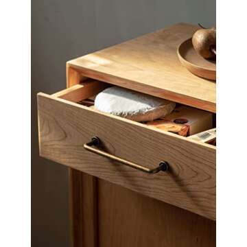 JIASENBAO Antique Brass Cabinet Pulls - Stylish & Durable