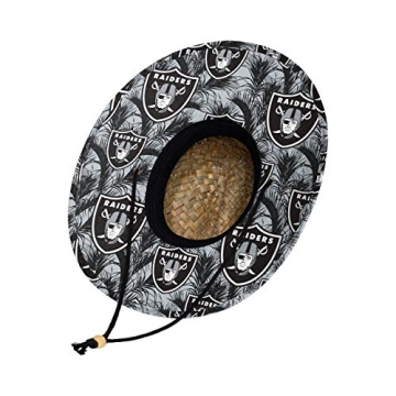 Stylish FOCO NFL Team Logo Floral Straw Hat for All Fans