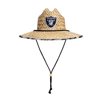 Stylish FOCO NFL Team Logo Floral Straw Hat for All Fans