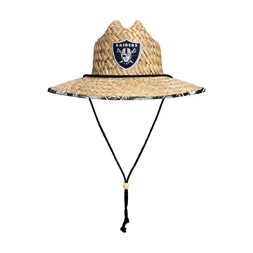 Stylish FOCO NFL Team Logo Floral Straw Hat for All Fans