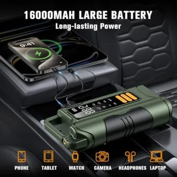 Powerful Jump Starter and Air Compressor for Every Driver