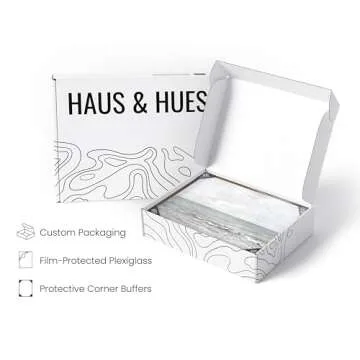 HAUS AND HUES Coastal Wall Art - Vintage Frame Prints and Oil Paintings Collection for Timeless Wall Art, Ocean Views, Nature Inspired, and Antique Charm (Walnut Frame, 24x36)