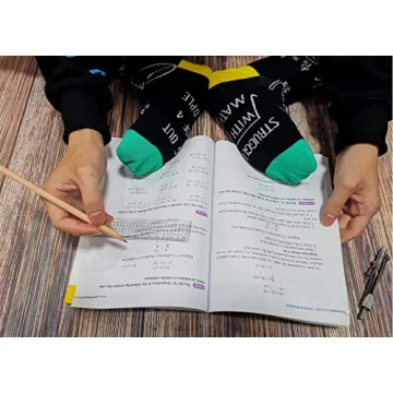 IRISGOD Funny Nerd Socks for Math Lovers | Gift Idea