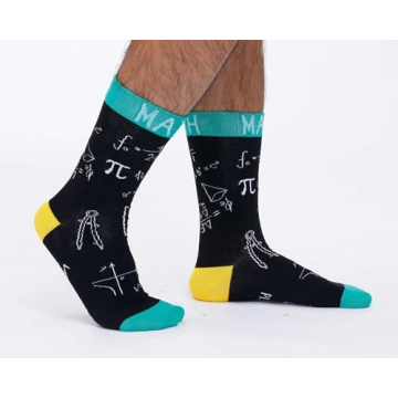 IRISGOD Funny Nerd Socks for Math Lovers | Gift Idea