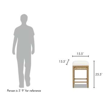 Buy Jennifer Taylor Home Lucia Backless Counter Stool