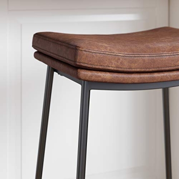 Nathan James Arlo Modern Backless Bar Stool Set