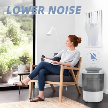 Elevon Mini Spin Dryer Portable Washing Machine for Easy Laundry