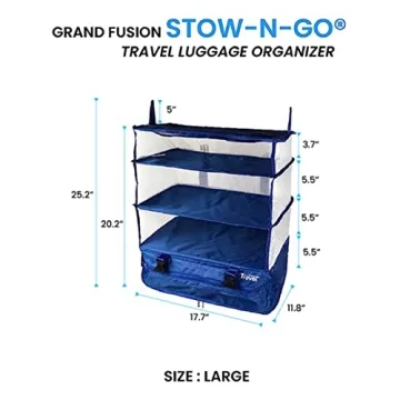 Portable Hanging Travel Shelves for Effortless Packing