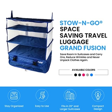 Portable Hanging Travel Shelves for Effortless Packing