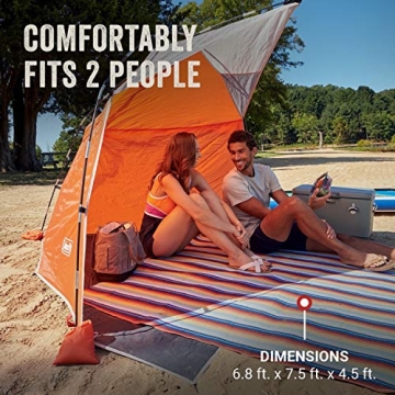 Coleman Beach Shade Canopy Tent – Lightweight & Portable