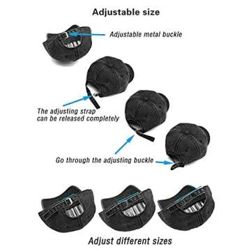 AOSMI 3 Pack Vintage Washed Baseball Caps for All