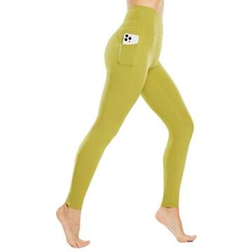 BALEAF Leggings for Women with Pockets Tummy Control Compression Workout Athletic Running High Waist...