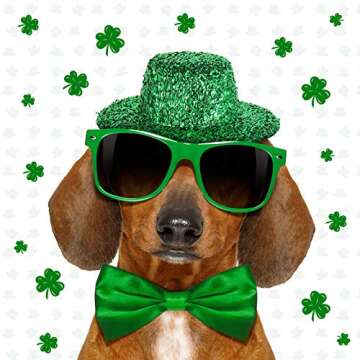 Chuangdi 10 Pieces St. Patrick's Day Mini Party Hats Leprechaun Hats Glittery Green Mini Hats St. Patrick's Day DIY Decoration for St. Paddy's Day Dolls, Craft Projects