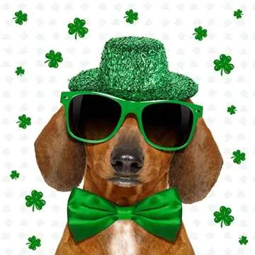 Chuangdi 10 Pieces St. Patrick's Day Mini Party Hats Leprechaun Hats Glittery Green Mini Hats St. Patrick's Day DIY Decoration for St. Paddy's Day Dolls, Craft Projects